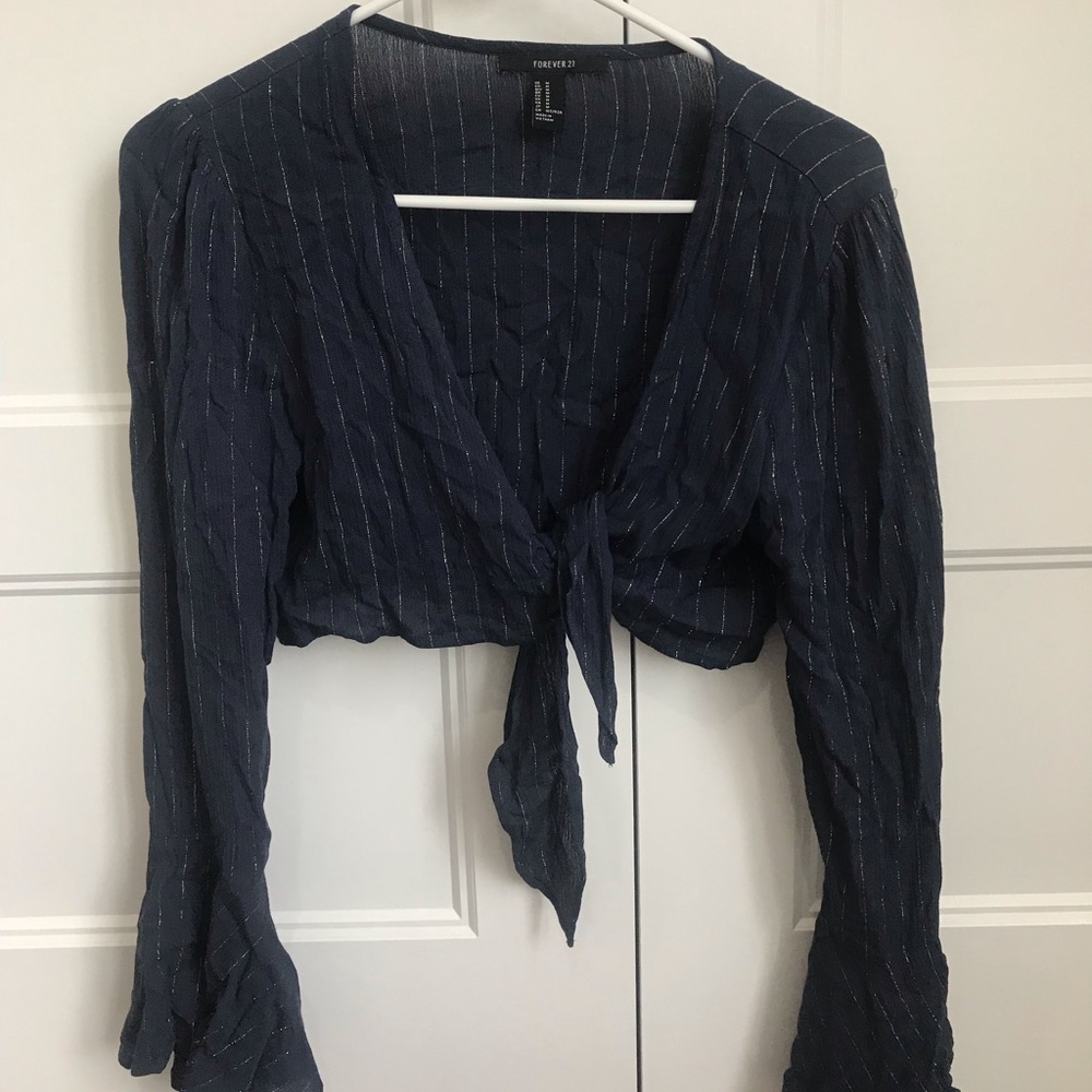 Tie Front Crop Top
